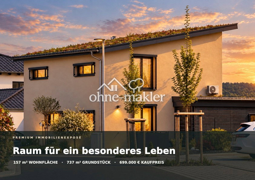 Architektenhaus mit Weitblick – Einzigartig, 97529 Sulzheim (Mönchstockheim)