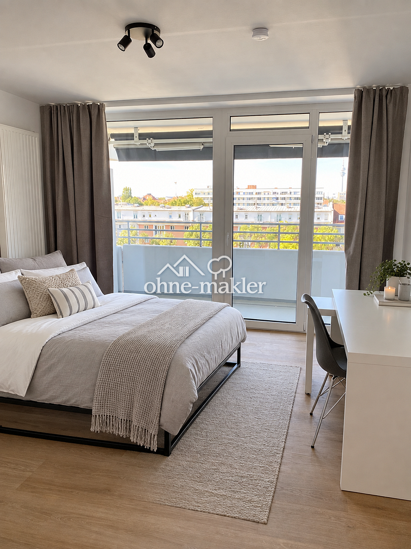 Toplage München möbliert & mit Balkon, 80804 München (Schwabing-Freimann Schwabing-West)
