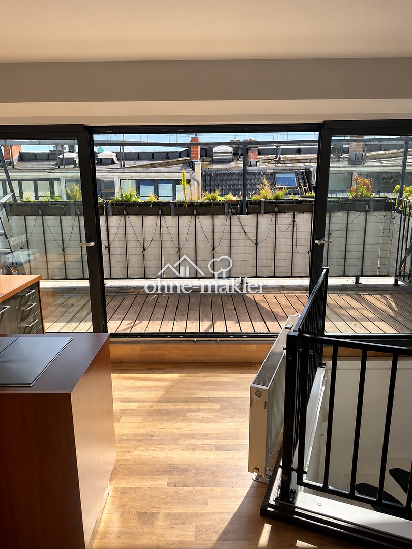 Charmantes Dachgeschoss mit Südterrasse in Berlin, 10249 Berlin (Friedrichshain-Kreuzberg Friedrichshain Prenzlauer Berg)