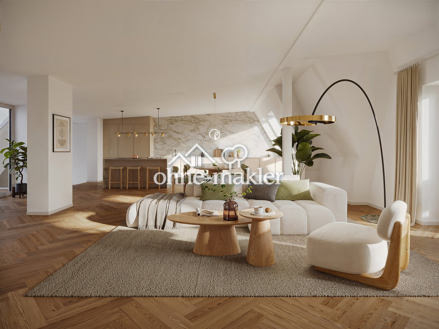 Exklusives Dachgeschoss mit Blick über Berlin, 12049 Berlin (Neukölln)
