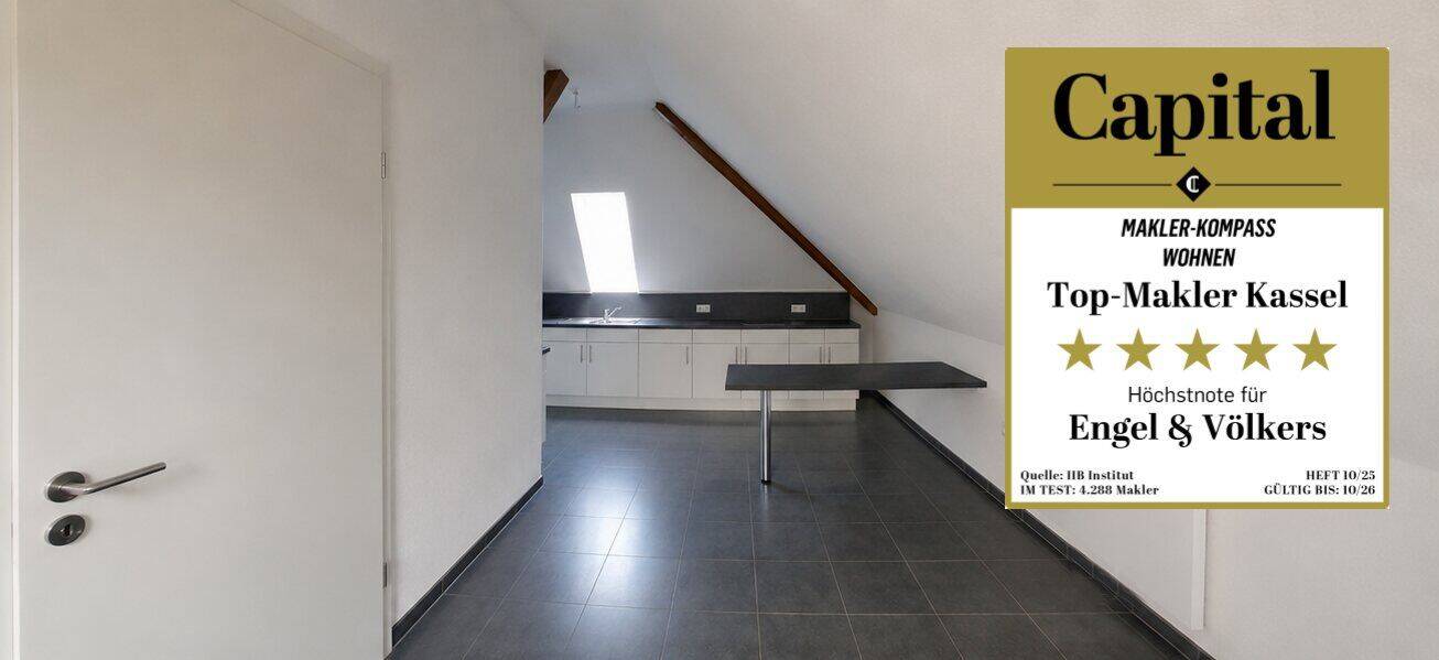 Moderne Dachgeschosswohnung in Naumburg, 34311 Naumburg