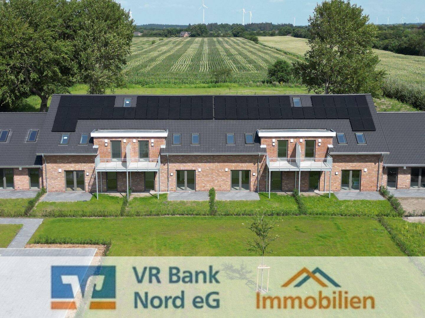 Grünes Quartier Klixbüll: Verkauf einer 2-Zi.-DG-Eigentumswohnung in KfW-40-Standard, 25899 Bosbüll