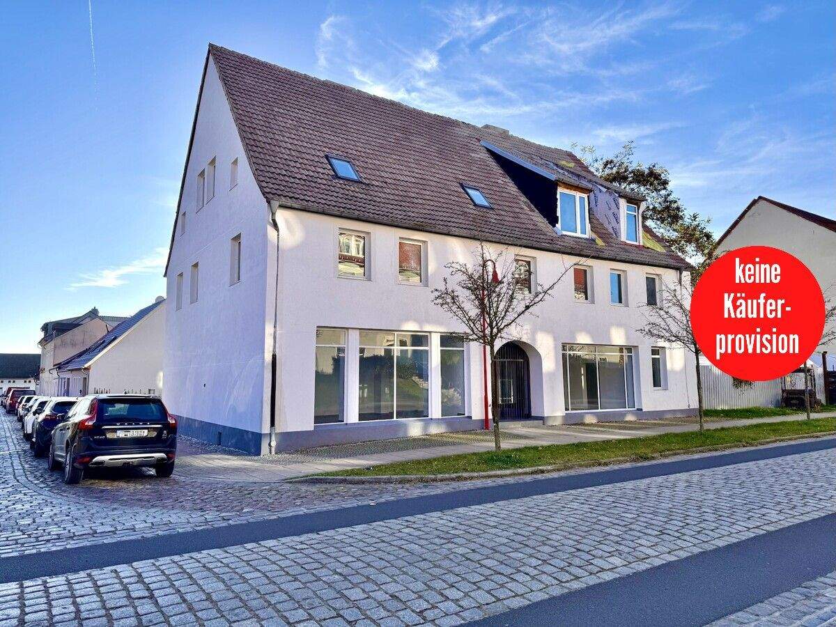 HORN IMMOBILIEN ++ Wohn- und Geschäftshaus in Gartz (Oder) zur freien Gestaltung, 16307 Gartz (Oder)