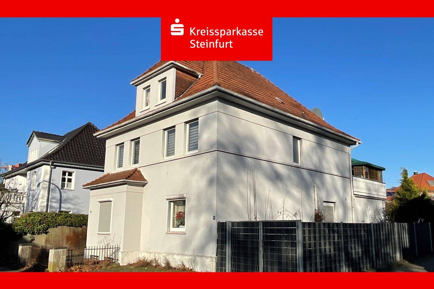 Altbauvilla mit schön viel Platz, großer Dachterrasse und Doppelgarage, 49525 Lengerich