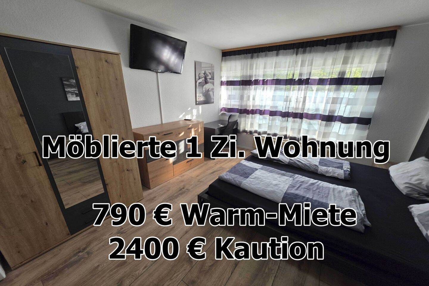 Möbliertes 1 Zimmer Apartment in Kaiserslautern, 67655 Kaiserslautern (Innenstadt)