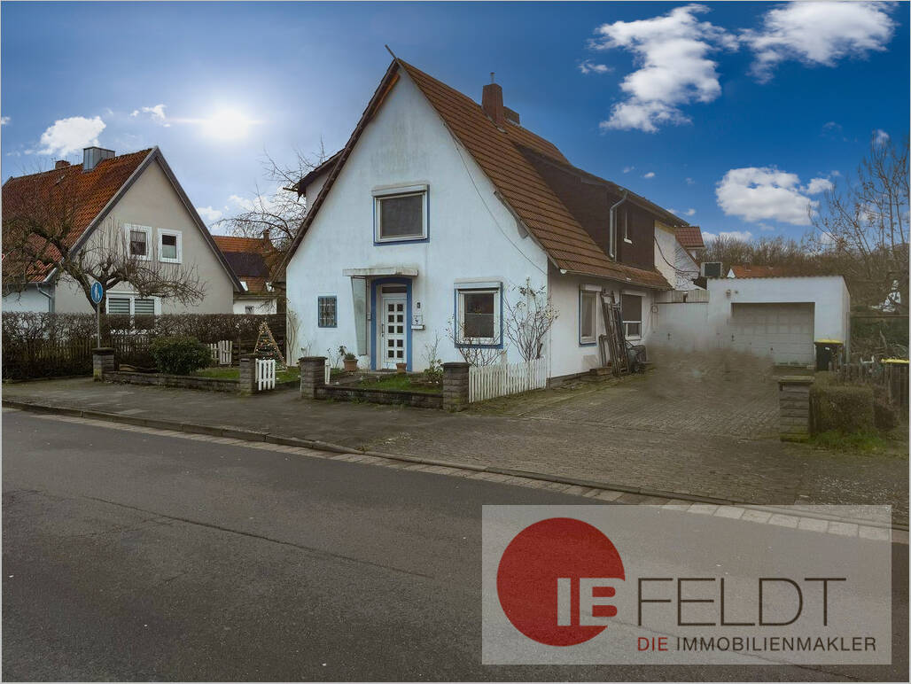 NEUER PREIS!*Provisionsfrei* Werkssiedlungs-EFH mit Anbau und Garage in ruhiger Lage von Petershagen, 32469 Petershagen