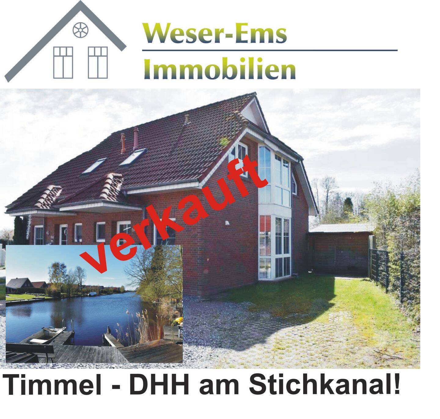 VERKAUFT! Timmel -Schöne Ferienimmobilie am Wasser!, 26629 Großefehn