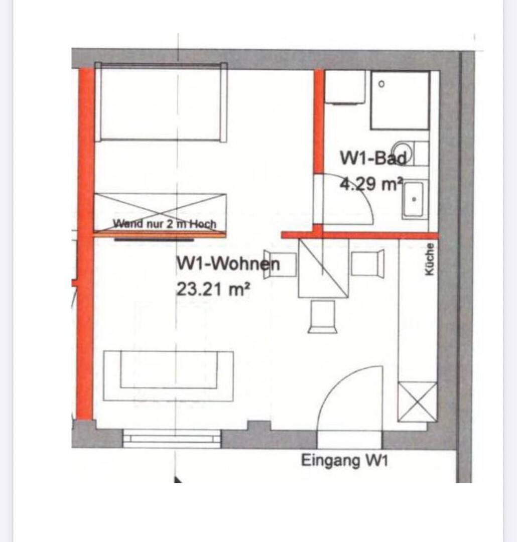 1 Zimmer Apartment in sehr zentraler Lage Karlsruhe, 76137 Karlsruhe