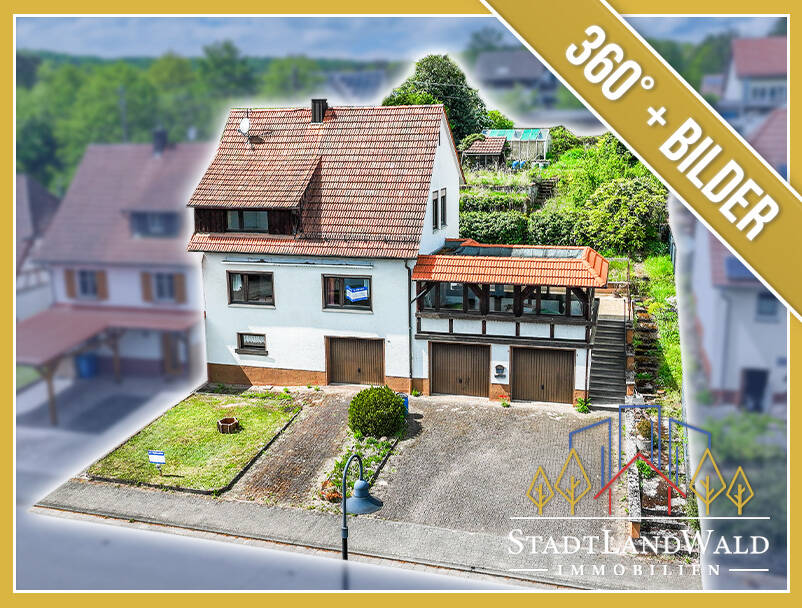 DHH mit Wintergarten, großer Terrasse, 3 Garagen und Garten in Ludwigswinkel, 66996 Busenberg