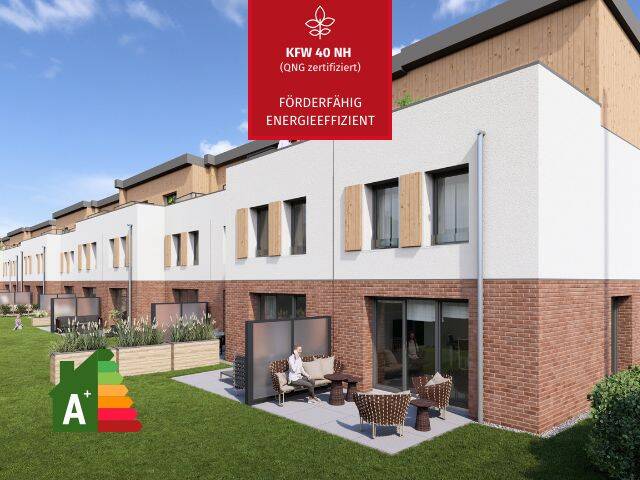 Neubau KfW-40-NH-Haus (QNG) in Bischofsheim – Sonder-AfA 5+5 %  / KfW-Förderung – Baustart erfolgt, 65474 Bischofsheim