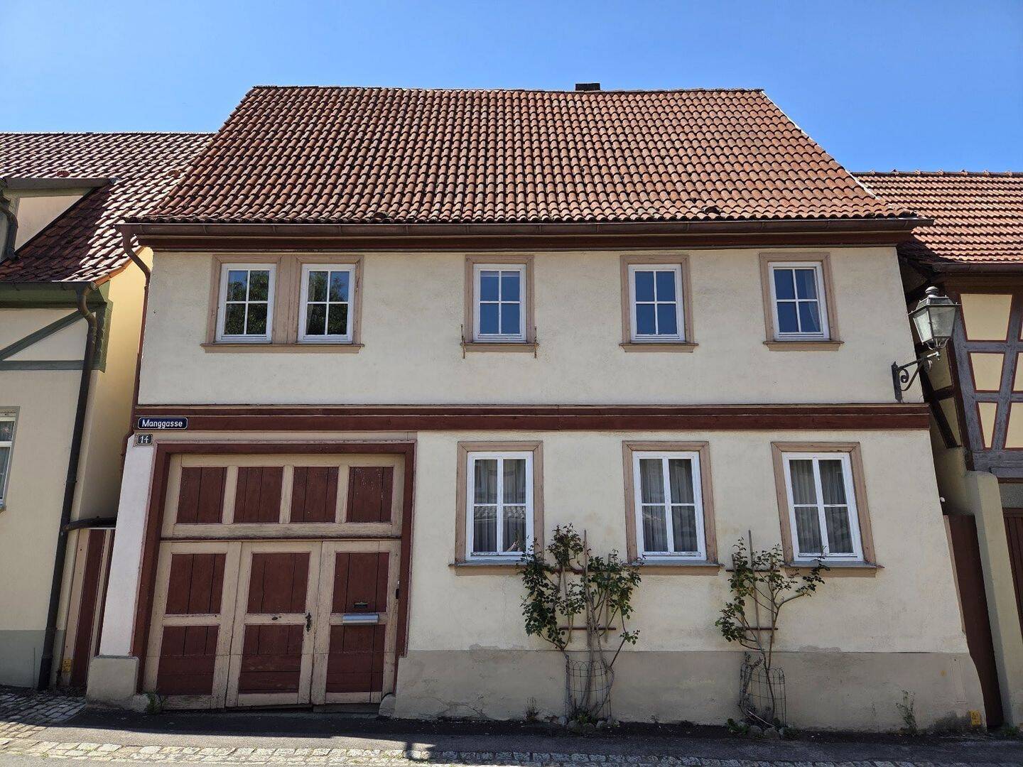 Charmantes Stadthaus mit Innenhof und Gewölbekeller in zentraler Lage der Fachwerkstadt Königsberg, 97486 Kirchlauter