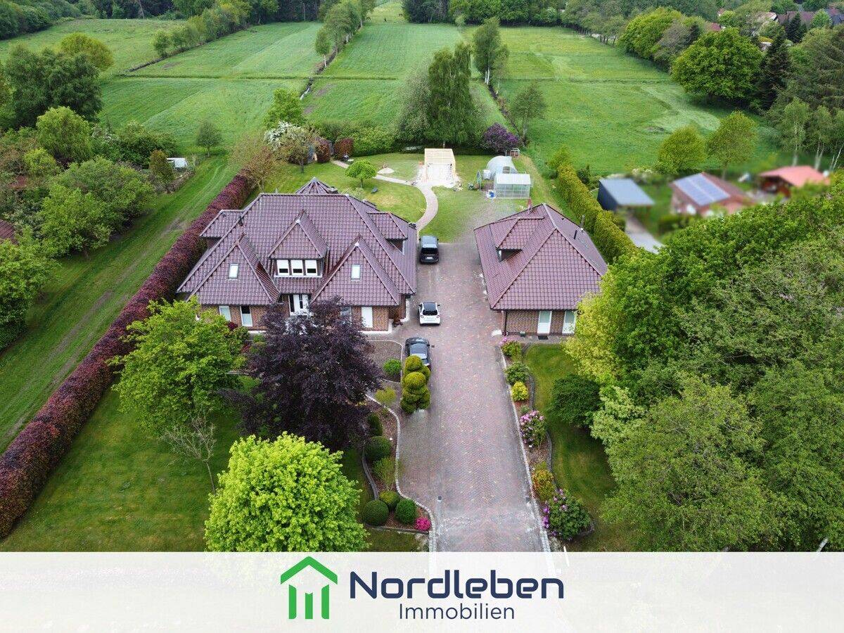Der perfekte Mehrgenerationen-Traum: Exklusive Landvilla + Einfamilienhaus in Idylle-Bestlage!, 26842 Ostrhauderfehn