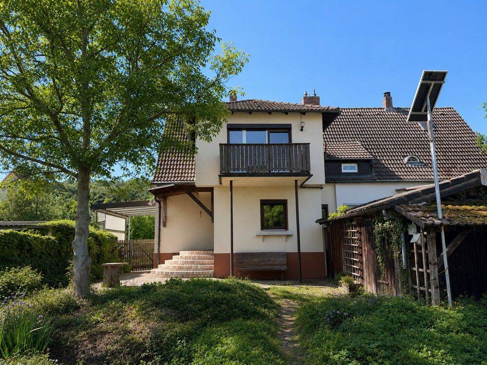 FAMILIENGLÜCK HOCH 4 – Doppelhaushälfte mit Anbau, Garage, Carport und Garten, 91710 Gunzenhausen