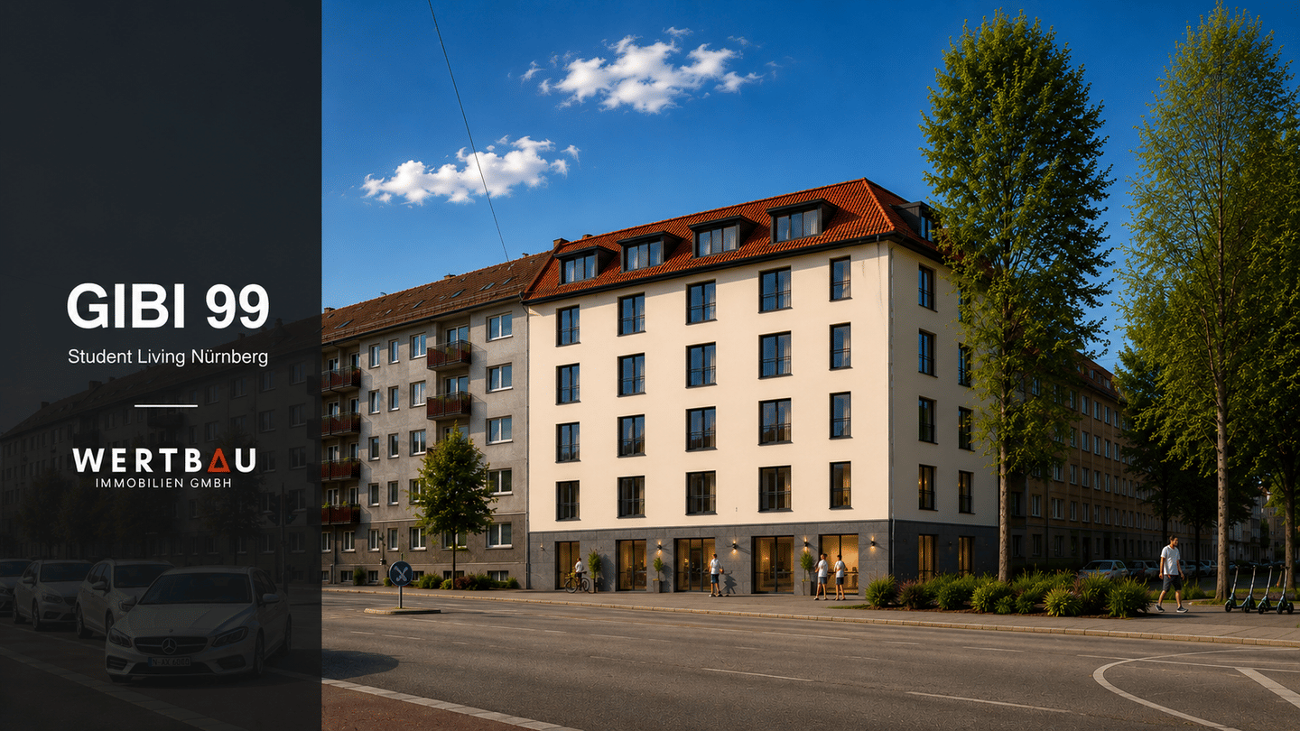 GIBI99 I Student Living Nürnberg I Neubauprojekt im KfW40 QNG Standard, 90443 Nürnberg