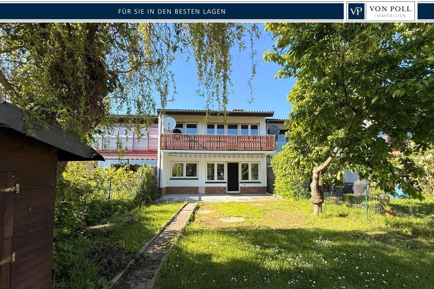 Familienfreundliches Reihenmittelhaus mit Garten, Balkon und Garage in ruhiger Lage, 34355 Kassel (Wolfsanger/Hasenhecke)