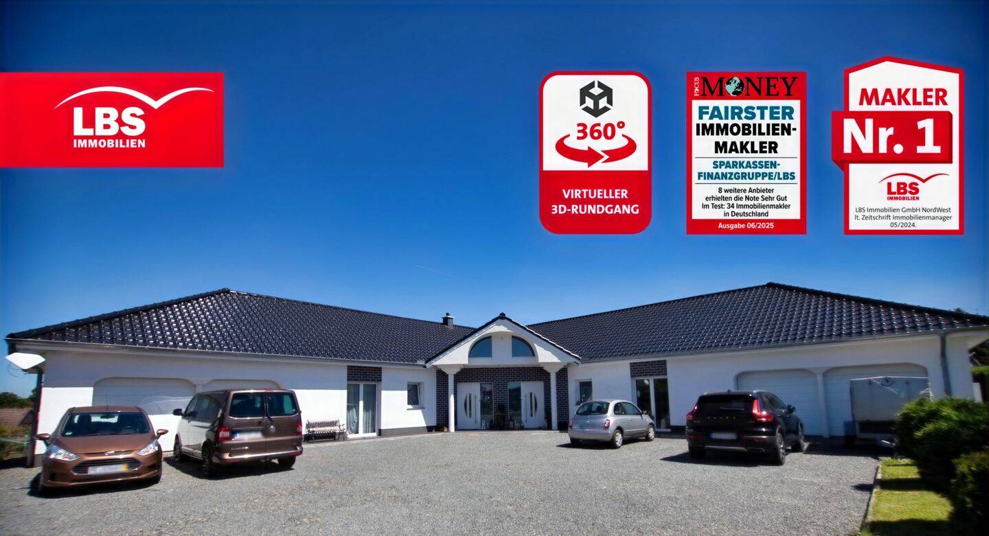 Flexibler Premium-Bungalow mit zwei Wohneinheiten und Ausbaureserve, 38729 Wallmoden