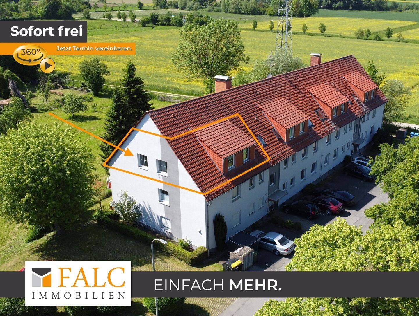 ***Elliehausen – Großzügige 4 Zimmer Dachgeschosswohnung mit Außenstellplätzen***, 37079 Göttingen