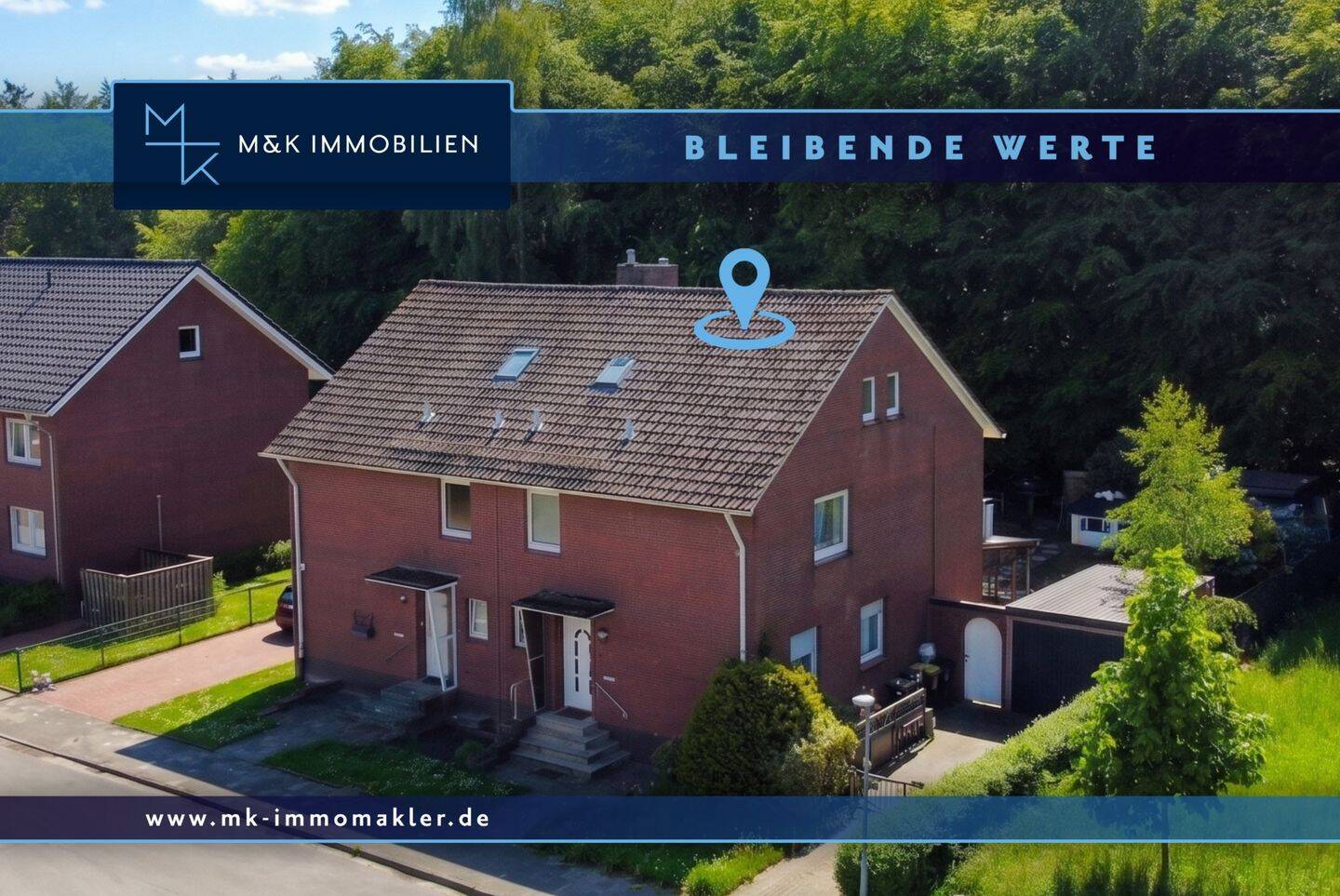 Schöne Doppelhaushälfte mit Garage und Gartensauna in Siedlungsrandlage!, 49610 Quakenbrück