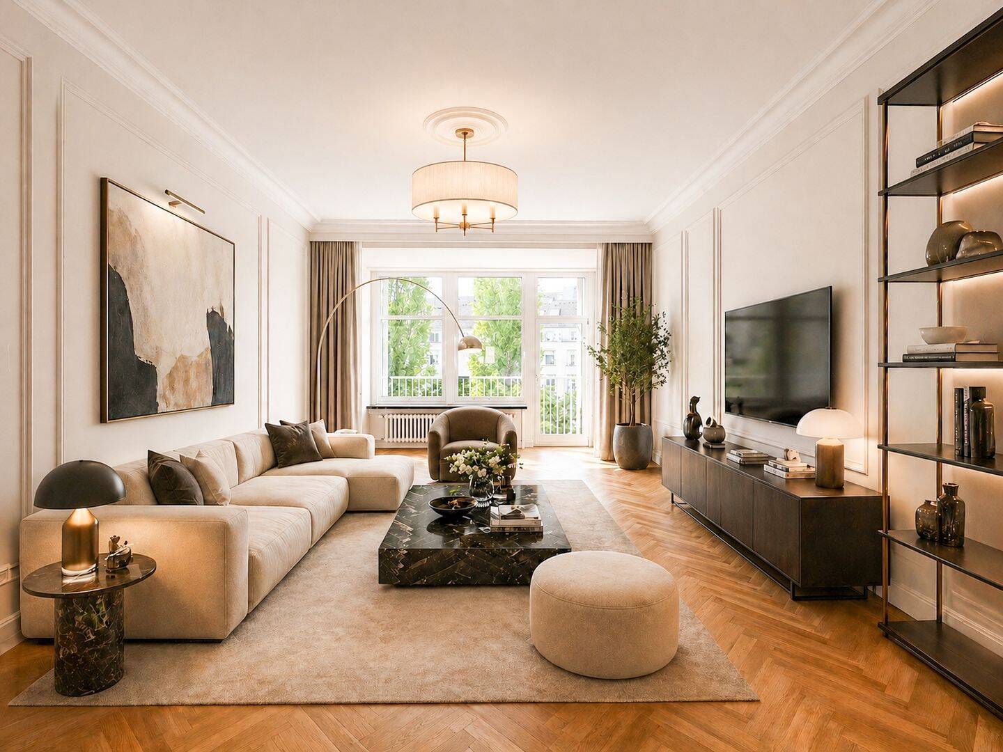 Repräsentative Altbauwohnung im Zooviertel – großzügig geschnitten, mit hohen Decken und Aufzug, 40239 Düsseldorf (Düsseltal Mörsenbroich)