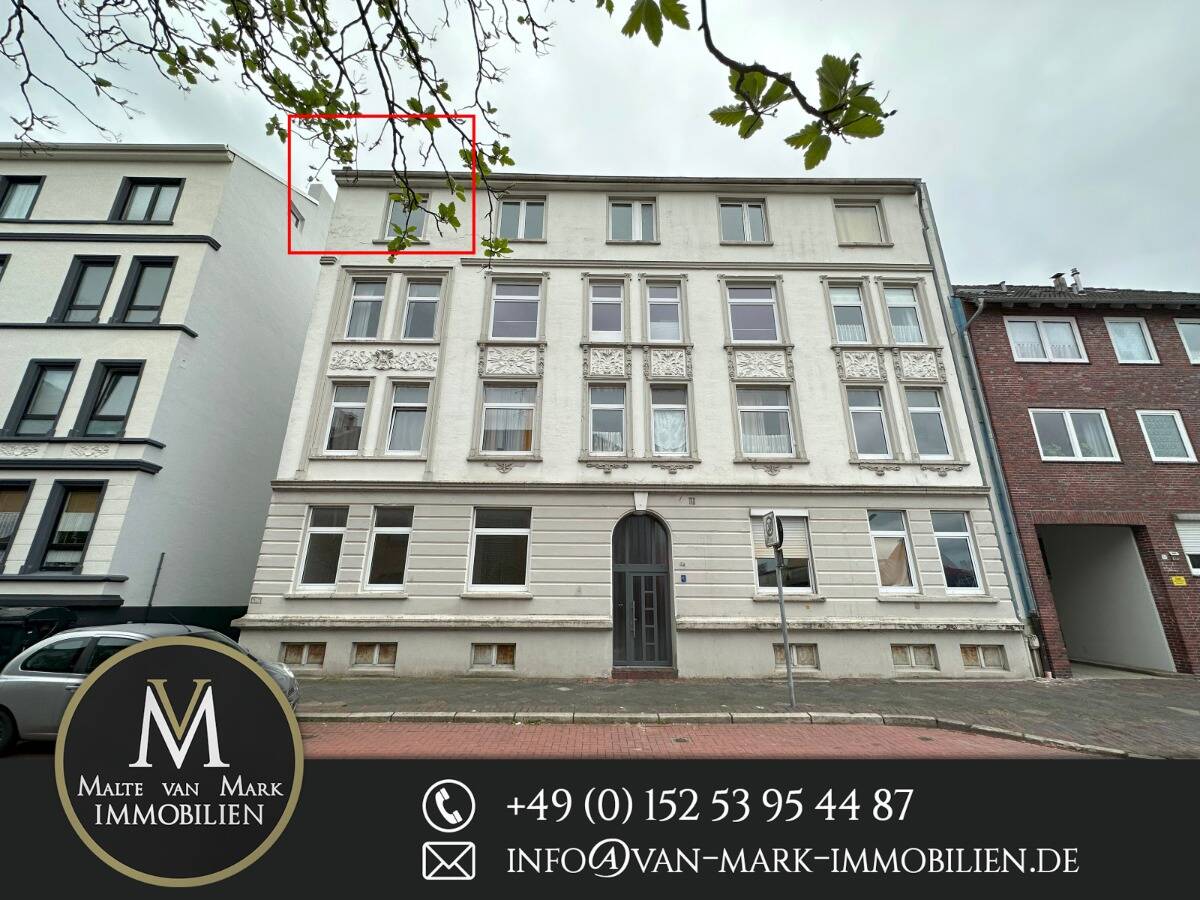 Charmante Altbauwohnung in Wilhelmshaven – Bezugsfrei & gepflegt, 26384 Wilhelmshaven (Heppens Heppenser Groden Innenhafen Innenstadt Neuende)