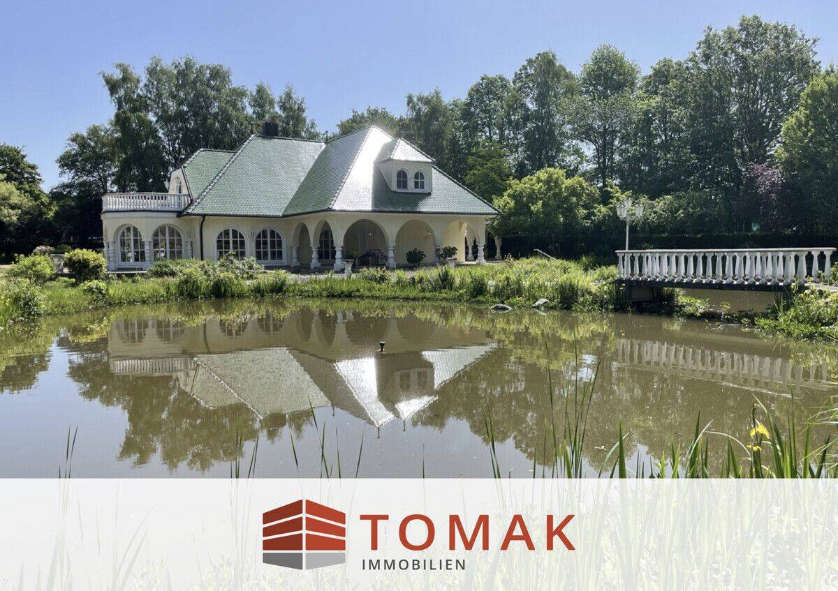 Einzigartige Villa mit Spa & Innenpool auf parkähnlichem Seegrundstück, 27243 Beckeln