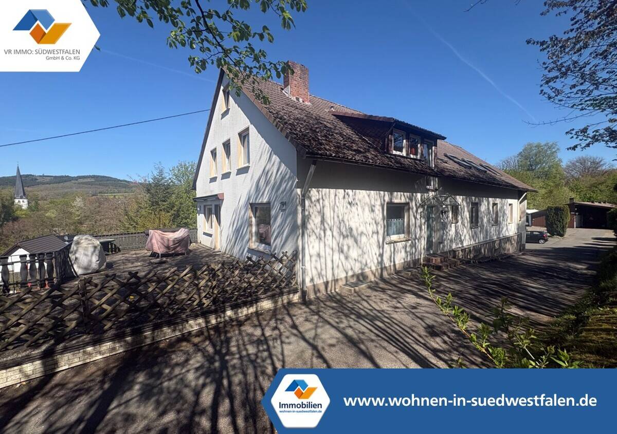 VR IMMO: Viel Raum zum Leben – Erdgeschosswohnung mit Terrasse und Garage in Kreuztal-Ferndorf!, 57223 Kreuztal