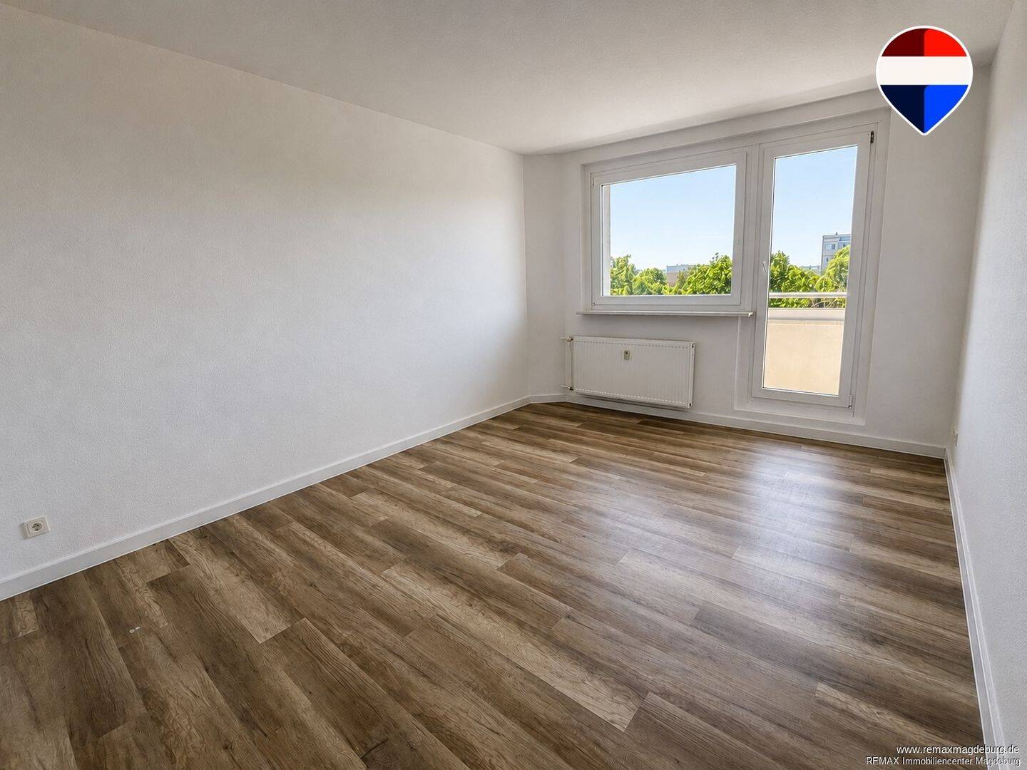 Einziehen oder Vermieten – Renovierte 3-Zimmer-Wohnung mit Balkon, 6132 Halle (Saale) (Ammendorf-Beesen Planena Radewell-Osendorf Silberhöhe)