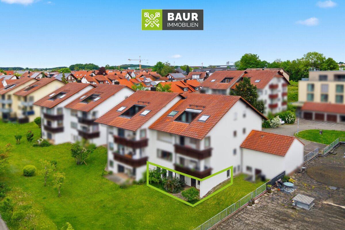 360° I Sofort bezugsfrei! Gepflegte 2-Zimmer-Souterrainwohnung in Bad Waldsee, 88339 Bad Waldsee