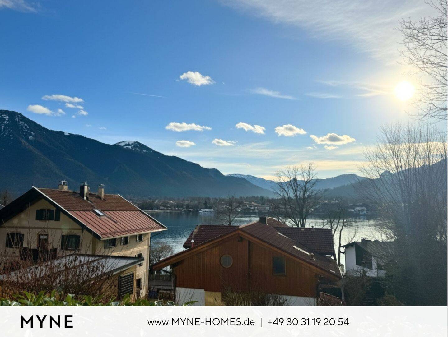 Ferienimmobilie im Miteigentum: Gartenwohnung mit See- und Bergblick, 83684 Tegernsee