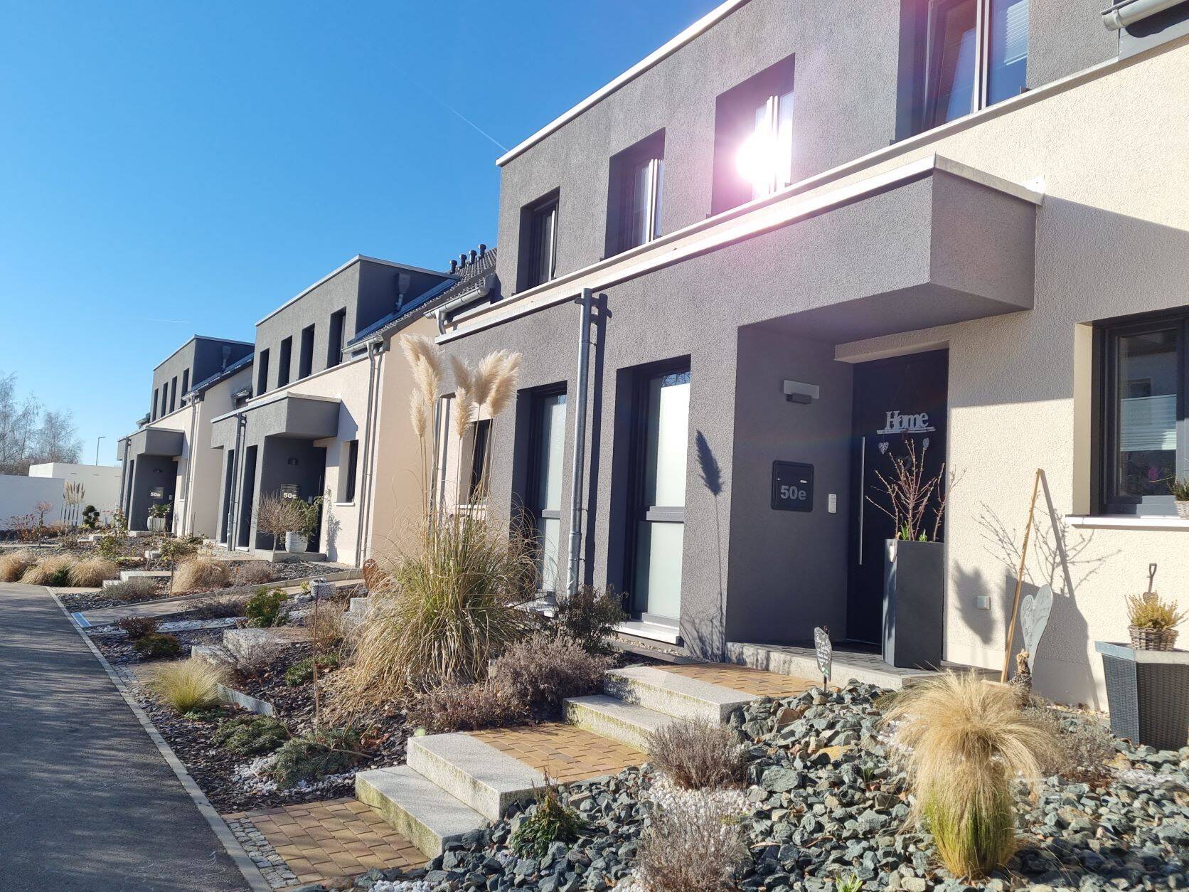 Neubau Reihenmittelhaus / Whg. in Crimmitschau, Bebelstraße / KfW 55 Bauweise / energieeffizientes Wohnen mit Kaminofen, 8451 Crimmitschau