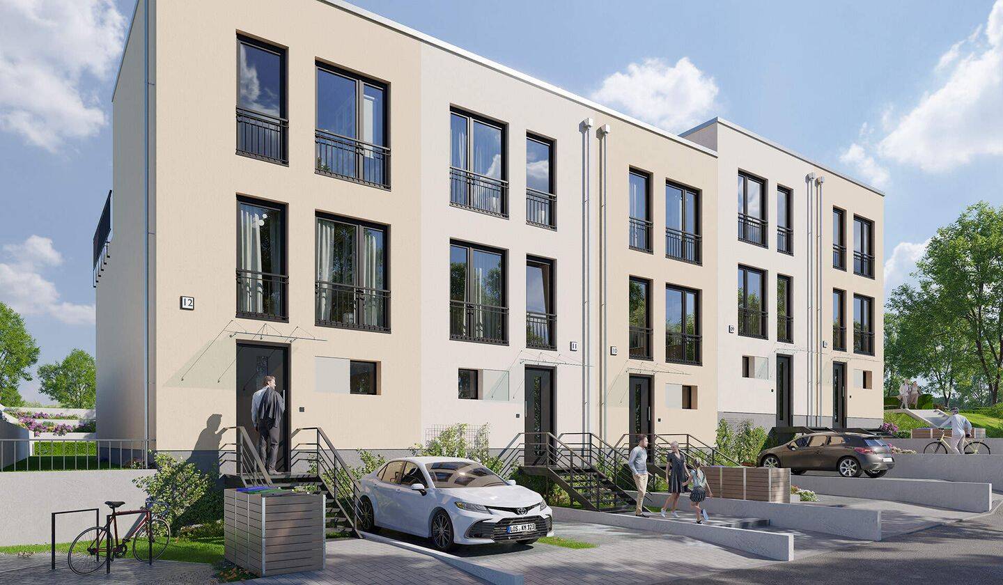 Reihenhaus im Stadtzentrum mit ausgebautem Studio, Dachterrasse und Terrasse, 15232 Frankfurt (Oder) (Frankfurt)