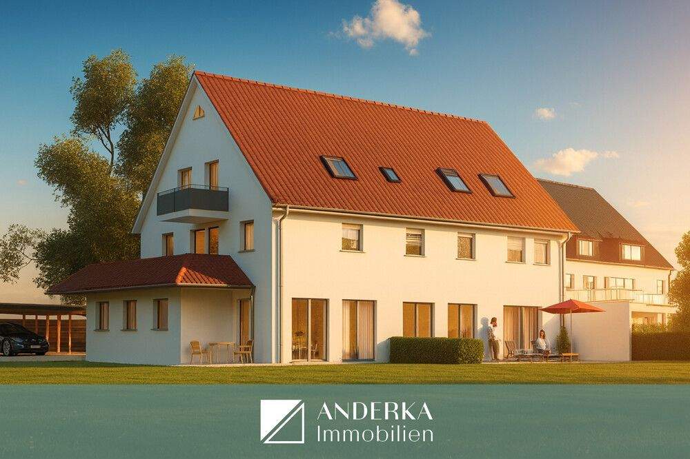 Helle Dachgeschosswohnung mit fantastischem Schlossblick!, 89437 Haunsheim