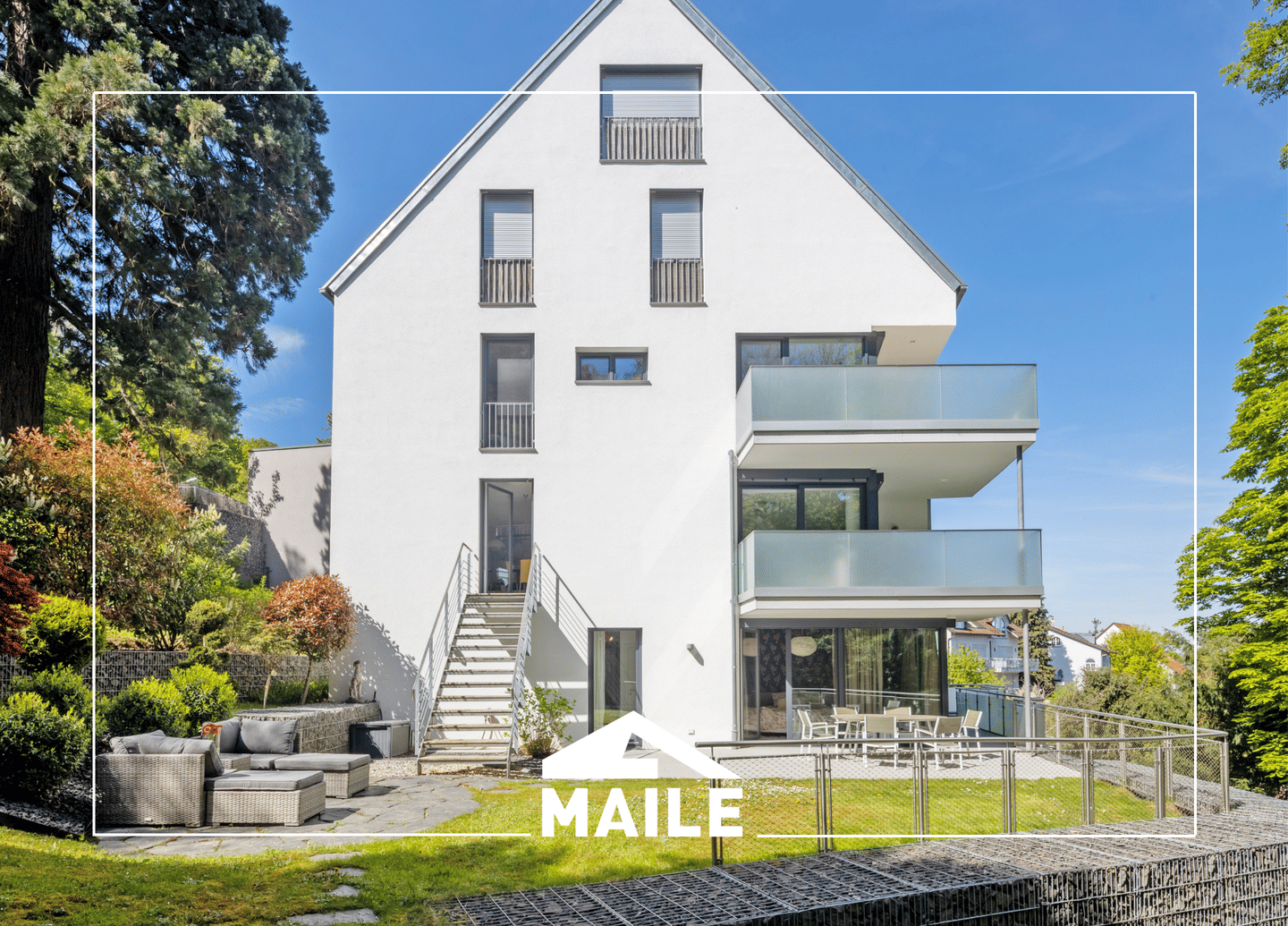 Repräsentatives Garten-Maisonette-Refugium am Bopser-Wald
