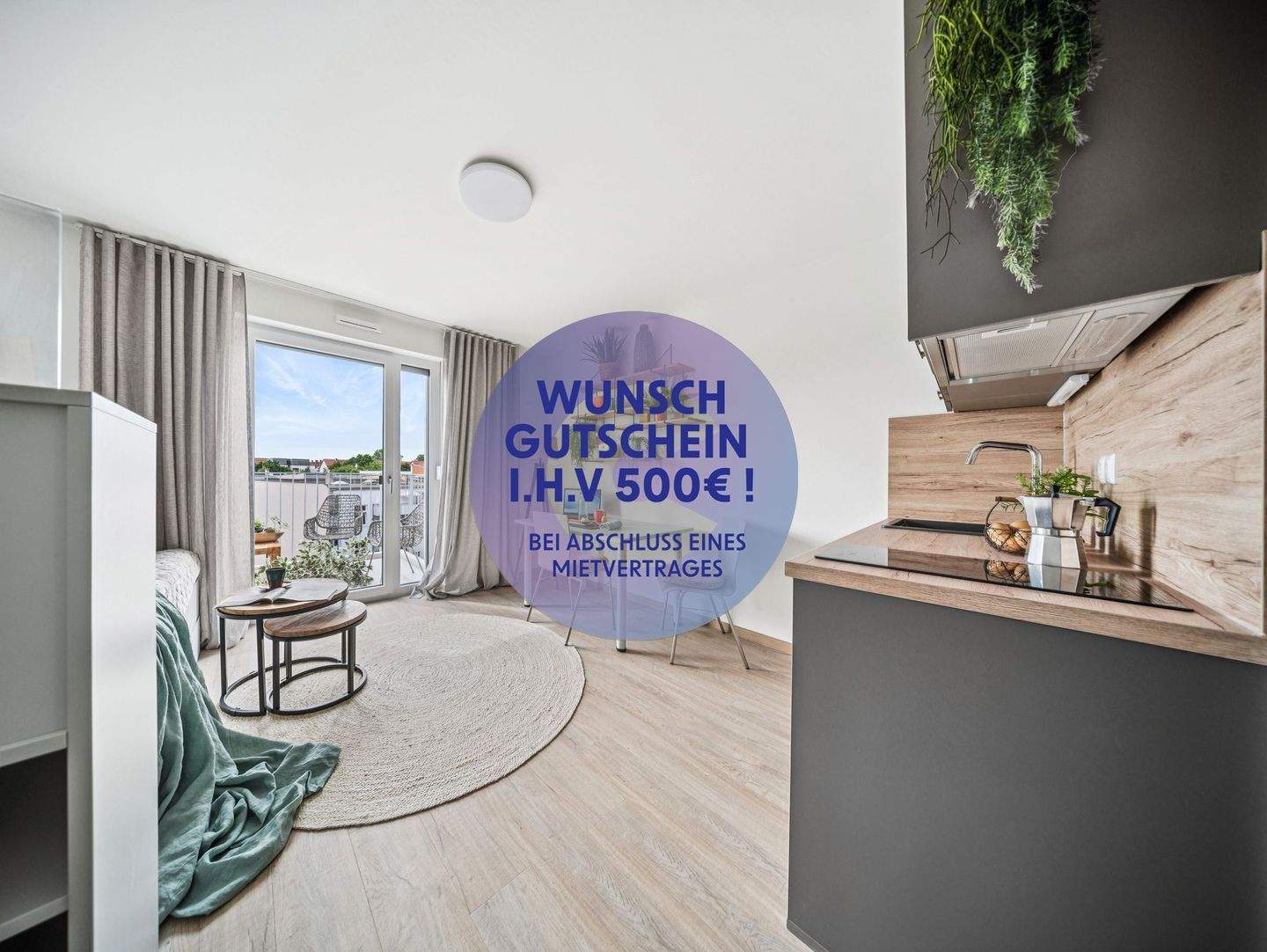 Get a 500 € gift card: Furnished 2-Room Unit with All-In Rent!