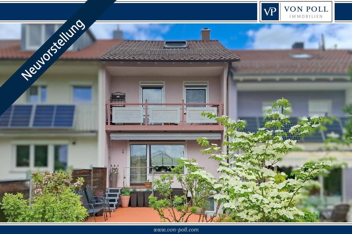 Renoviertes Reihenmittelhaus mit charmantem Garten, 72760 Reutlingen