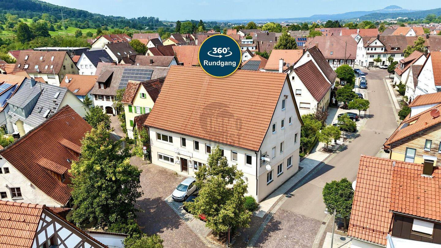 IDEALE BASIS FÜR INVESTOREN UND VISIONÄRE – TLW. ENTKERNTES WOHN- UND GESCHÄFTSHAUS MIT ÜBER 550 M², 73333 Gingen an der Fils