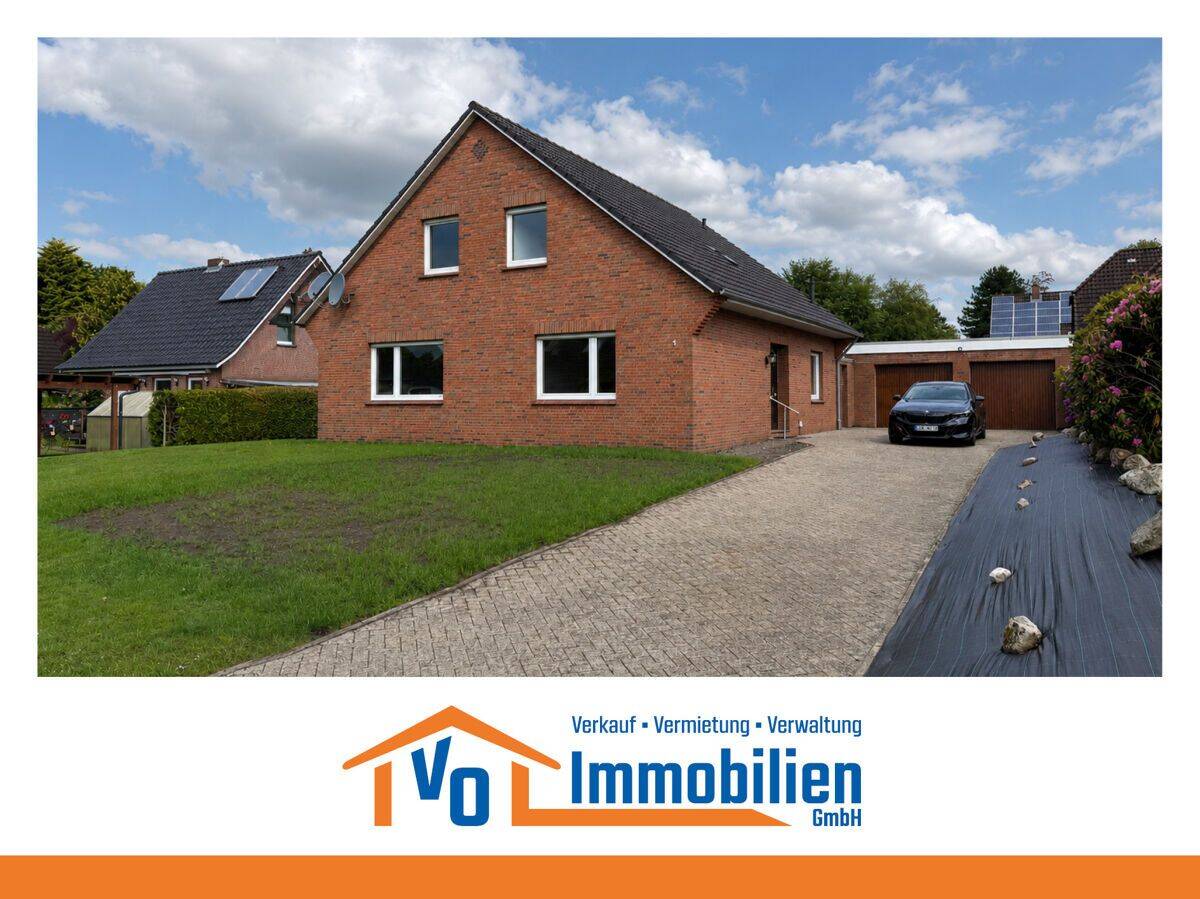 Hier wartet Ihr neues Zuhause: Großzügiges EFH mit Doppelgarage in Großefehn-Holtrop, 26629 Großefehn