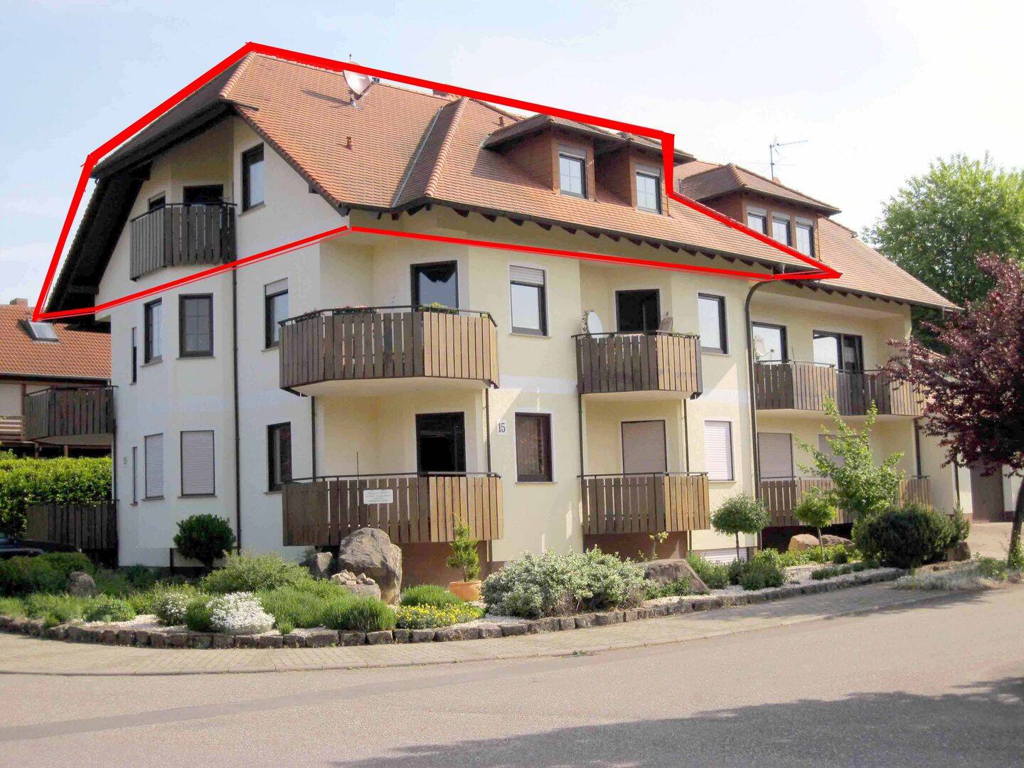 ~~ GEPFLEGTE DACHGESCHOSSWOHNUNG MIT LANDECKBLICK IN ABSOLUT RUHIGER WOHNLAGE ~~, 76889 Barbelroth