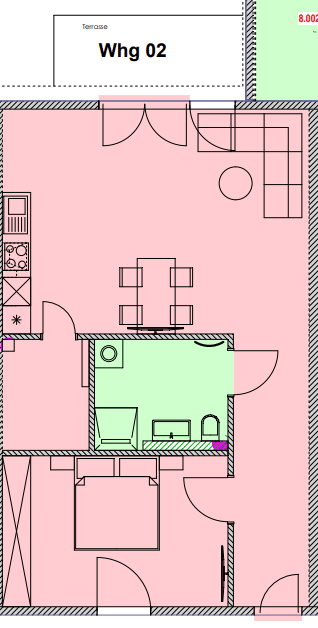 Husum – Moderne 2 Zimmer Neubauwohnungen im Erdgeschoss, 25813 Husum
