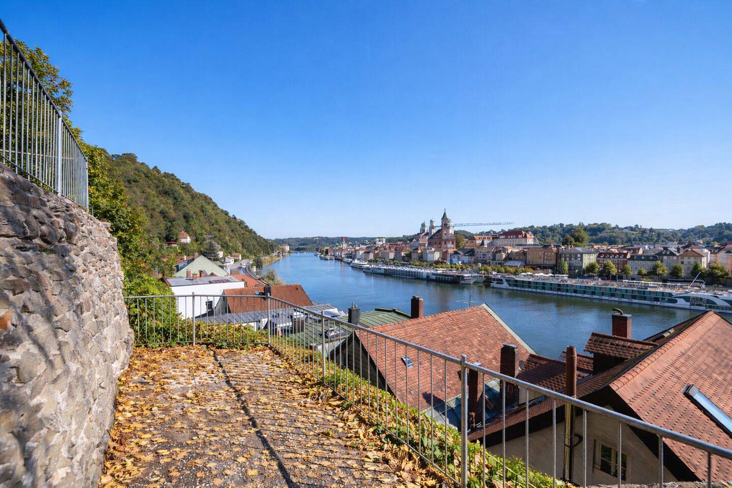 5-Zi.-Altbau-Wohnung mit Gartenanteil und Blick auf Donau und Altstadt, 94034 Passau (Altstadt Grubweg Hacklberg Hals)