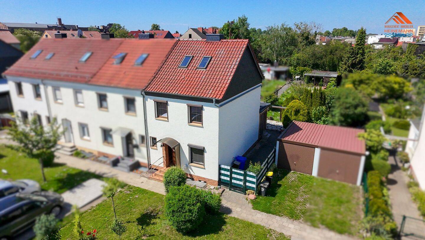 Platz für die Familie: Reihenendhaus mit Garage und Garten in Calbe (Saale), 39240 Barby