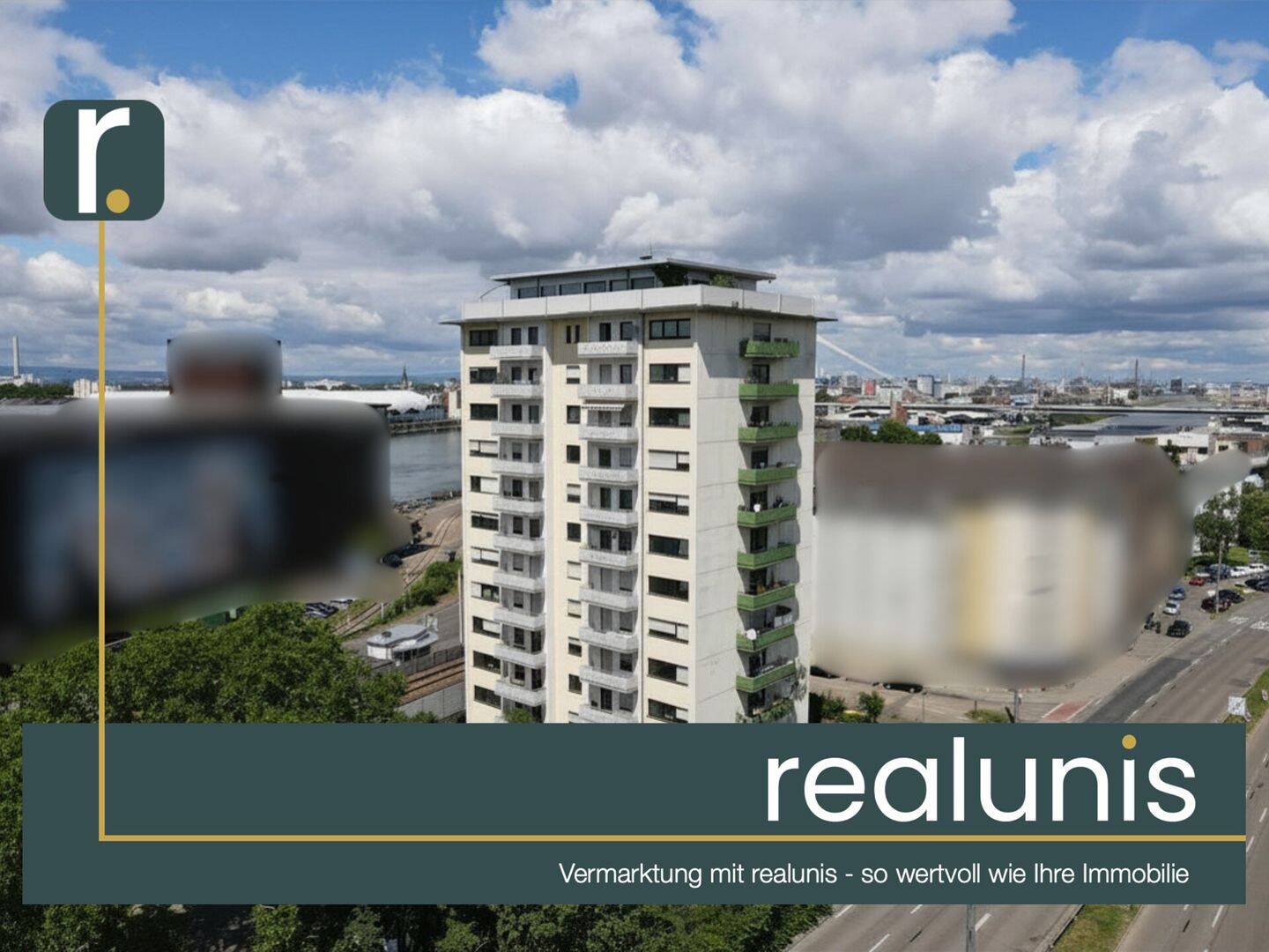 Wohnen über den Dächern – Ihr neues Zuhause mit Panoramablick auf Mannheim – nur bei realunis, 68159 Mannheim (Jungbusch Mühlauhafen Quadrate)