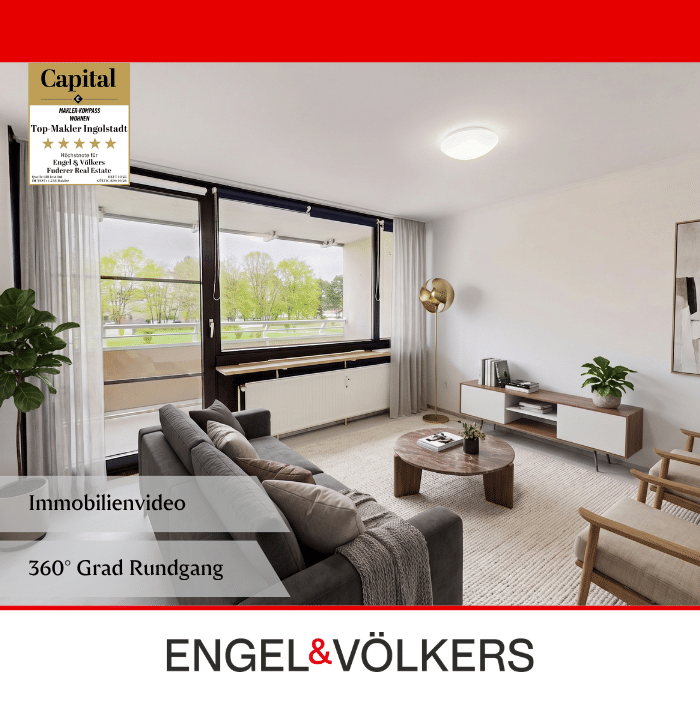 Einziehen oder investieren – 1-Zimmer-Wohnung mit Balkon, 85057 Ingolstadt (Ingolstadt)