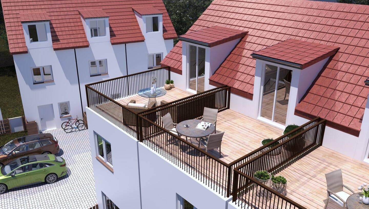 Nachhaltig wohnen, stilvoll leben – sechs Stadthäuser im Einklang mit der Natur!, 93055 Regensburg (Brandlberg-Keilberg Burgweinting-Harting Innenstadt Ostenviertel Schwabelweis)