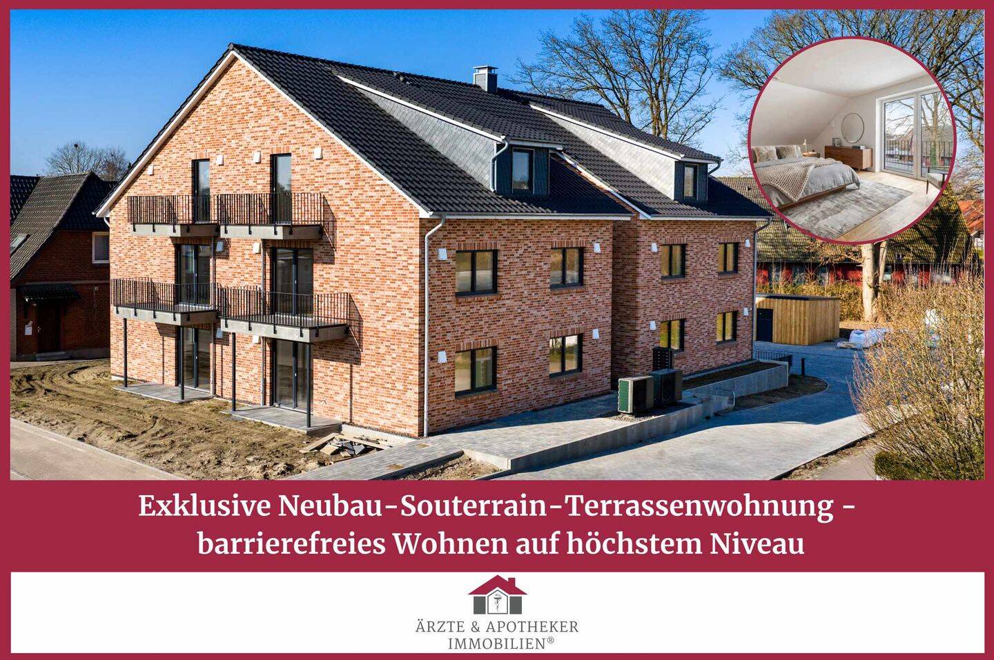 Exklusive Neubau-Souterrain-Terrassenwohnung – barrierefreies Wohnen auf höchstem Niveau, 23816 Bebensee