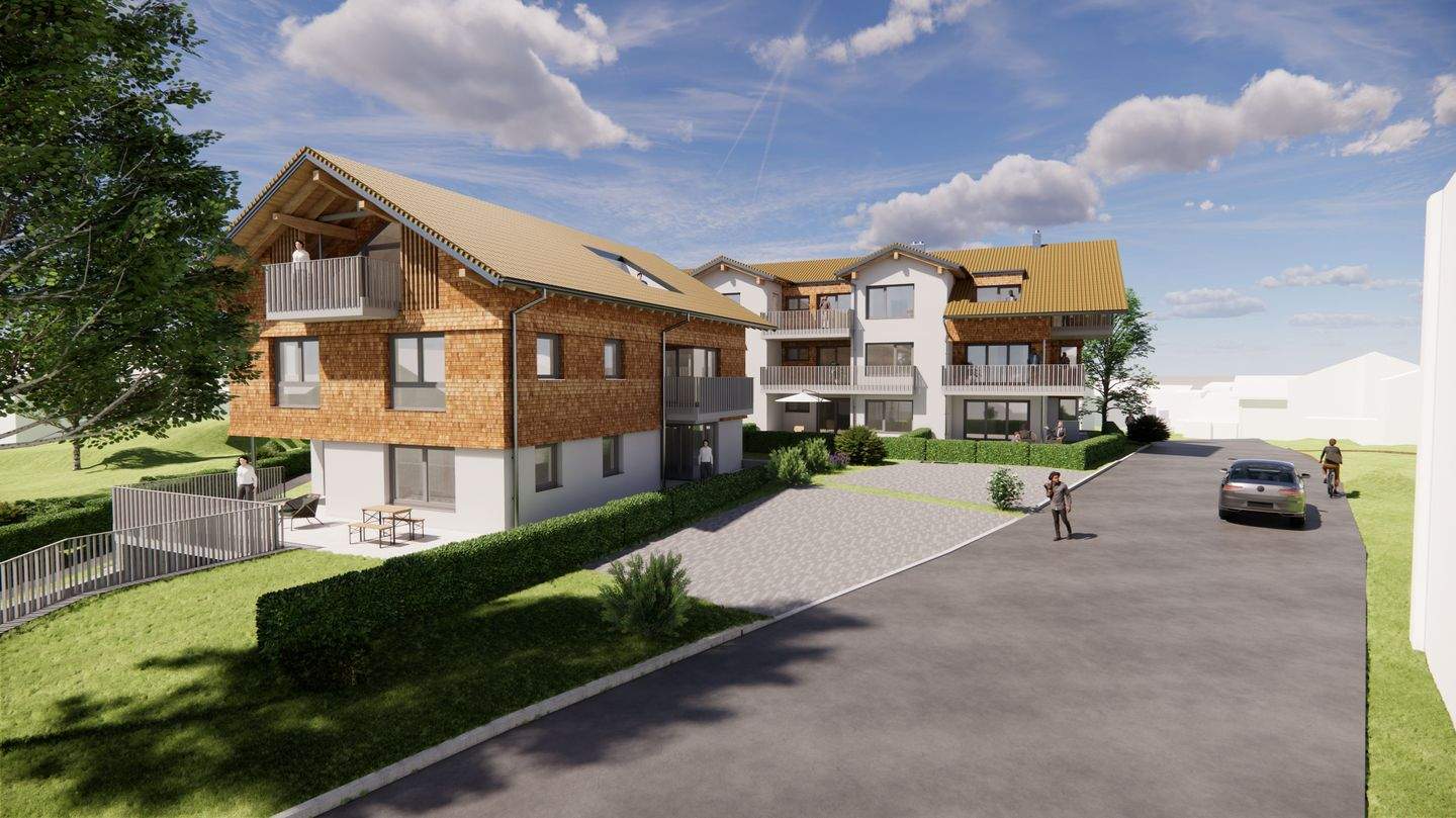 Auf der Höh in Oberstaufen – Neubauwohnung mit Südbalkon, 87534 Oberstaufen