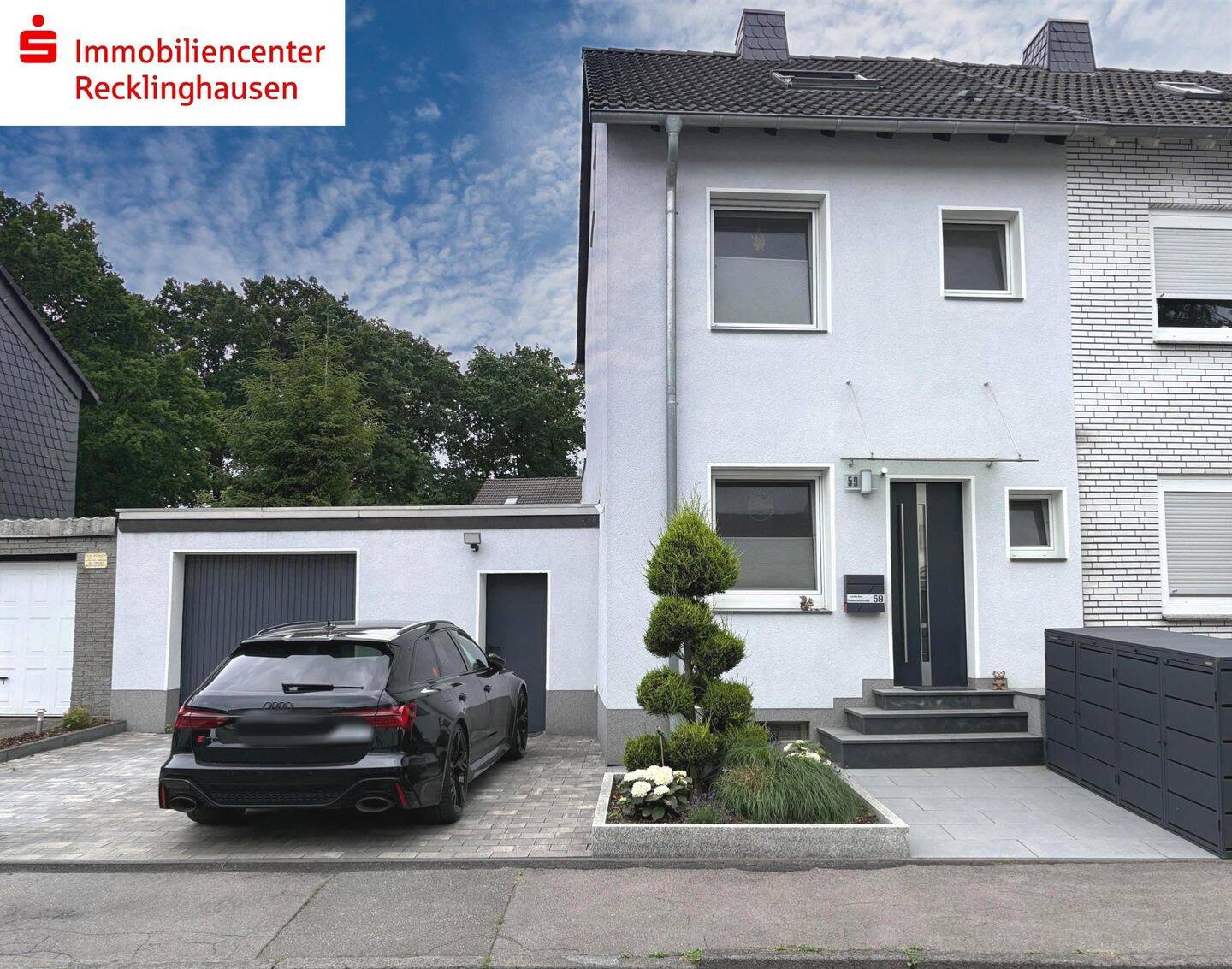 TOP modernisiertes Reiheneckhaus mit schönem Grundstück und großer Garage in Marl-Brassert, 45768 Marl