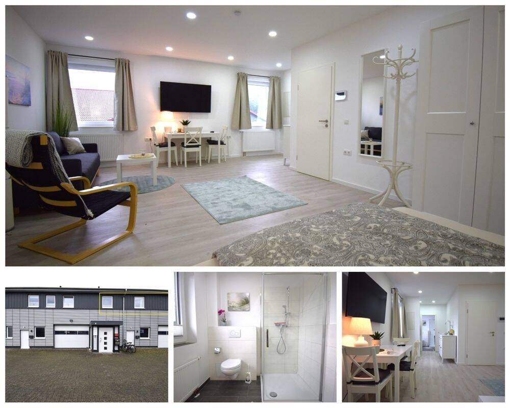 Modern und komfortabel: möblierte 1-Zimmer-Wohnung in Westerrönfeld, 24784 Westerrönfeld