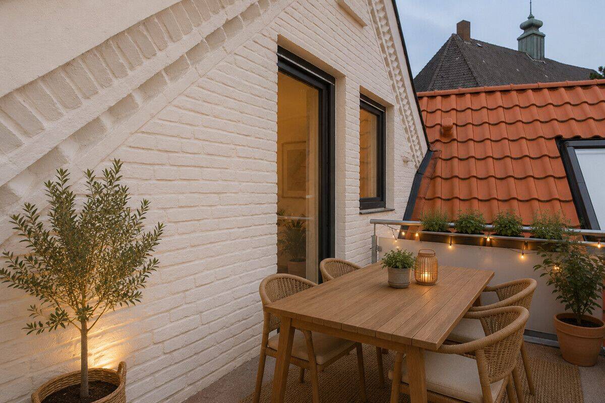 Helle Dachgeschosswohnung mit Schleiblick vom Sonnenbalkon – Stellplatzanmietung möglich, 24376 Grödersby
