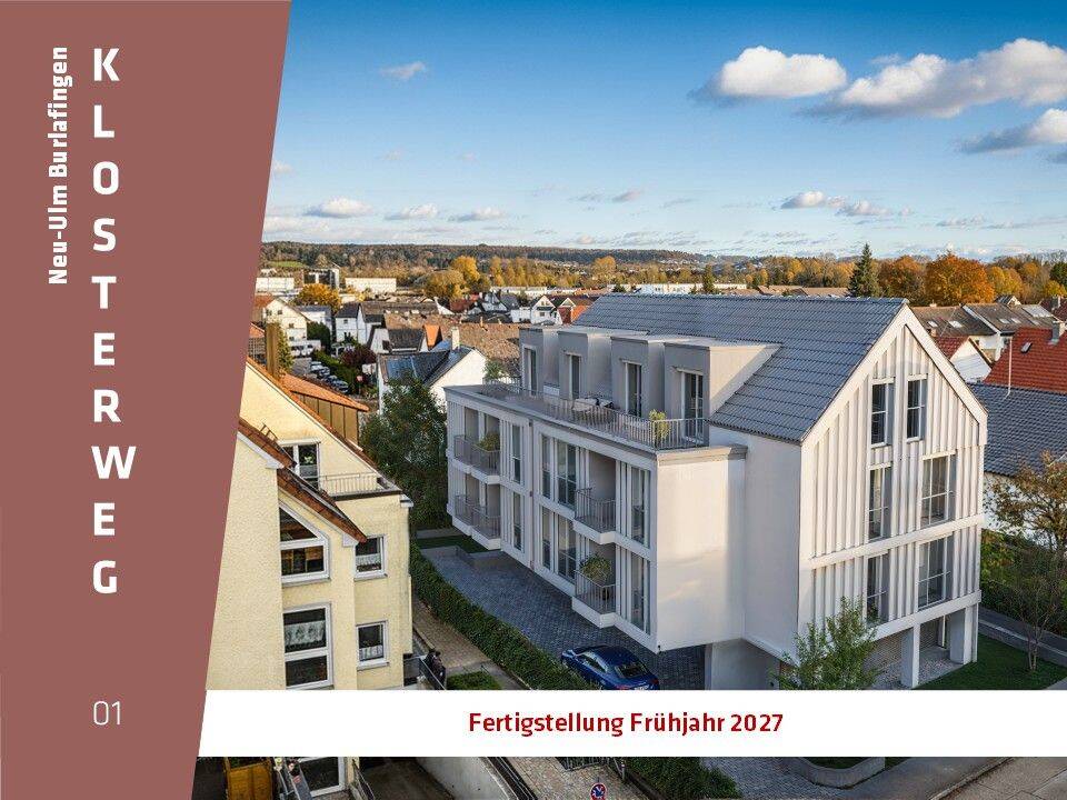 2-ZIMMER ETW IM EG MIT LOGGIA | WOHNEN IM KLOSTERWEG IN BURLAFINGEN, 89233 Neu-Ulm
